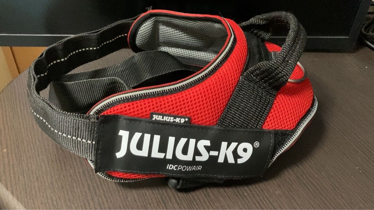 Julius-K9 IDCパワーハーネス レッド Lサイズ サマーハーネス