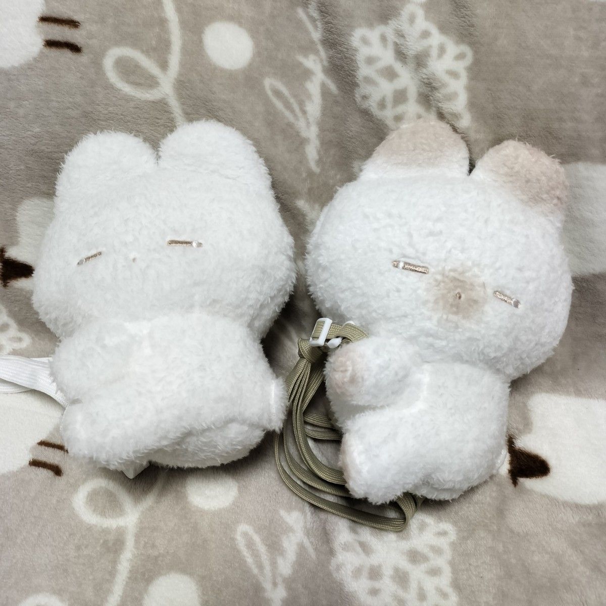 REMME うさぎのねむちゃん ぬいぐるみ ポシェット 2種 新品 REMME うさぎのねむちゃん ぬいぐるみ ポシェット 2種 新品