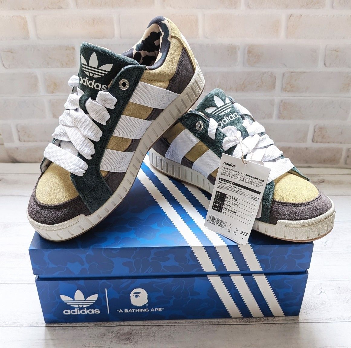 adidas A BATHING APE コラボスニーカー 275|Yahoo!フリマ(旧 adidas A BATHING APE コラボスニーカー 275|Yahoo!フリマ(旧