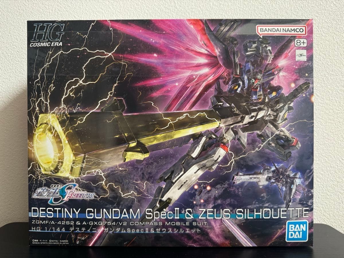 新品未開封 HG 1/144 デスティニーガンダムSpecII&ゼウス 新品未開封 HG 1/144 デスティニーガンダムSpecII&ゼウス