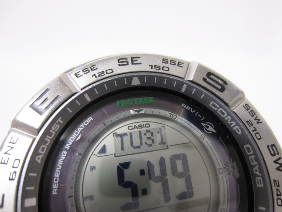 送料無料 CASIO カシオ PROTREK プロトレック 電波ソーラー メンズ 腕時計 デジタル MULTIBAND6 PRW-3500-1JF 中古_画像6
