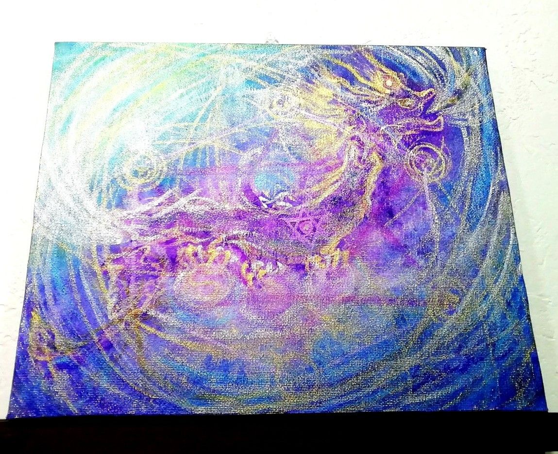 風水開運波動絵画 日本守龍 昇龍降龍 結界六芒星 双龍 金龍銀龍 風水開運波動絵画 日本守龍 昇龍降龍 結界六芒星 双龍 金龍銀龍