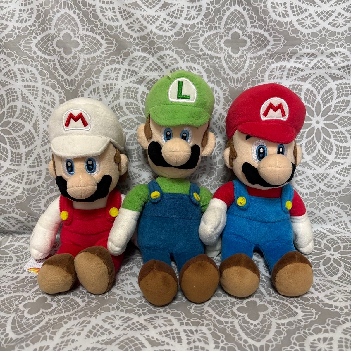 マリオ&ルイージ ぬいぐるみ 3点セット 中古 三英貿易 スーパー マリオ&ルイージ ぬいぐるみ 3点セット 中古 三英貿易 スーパー