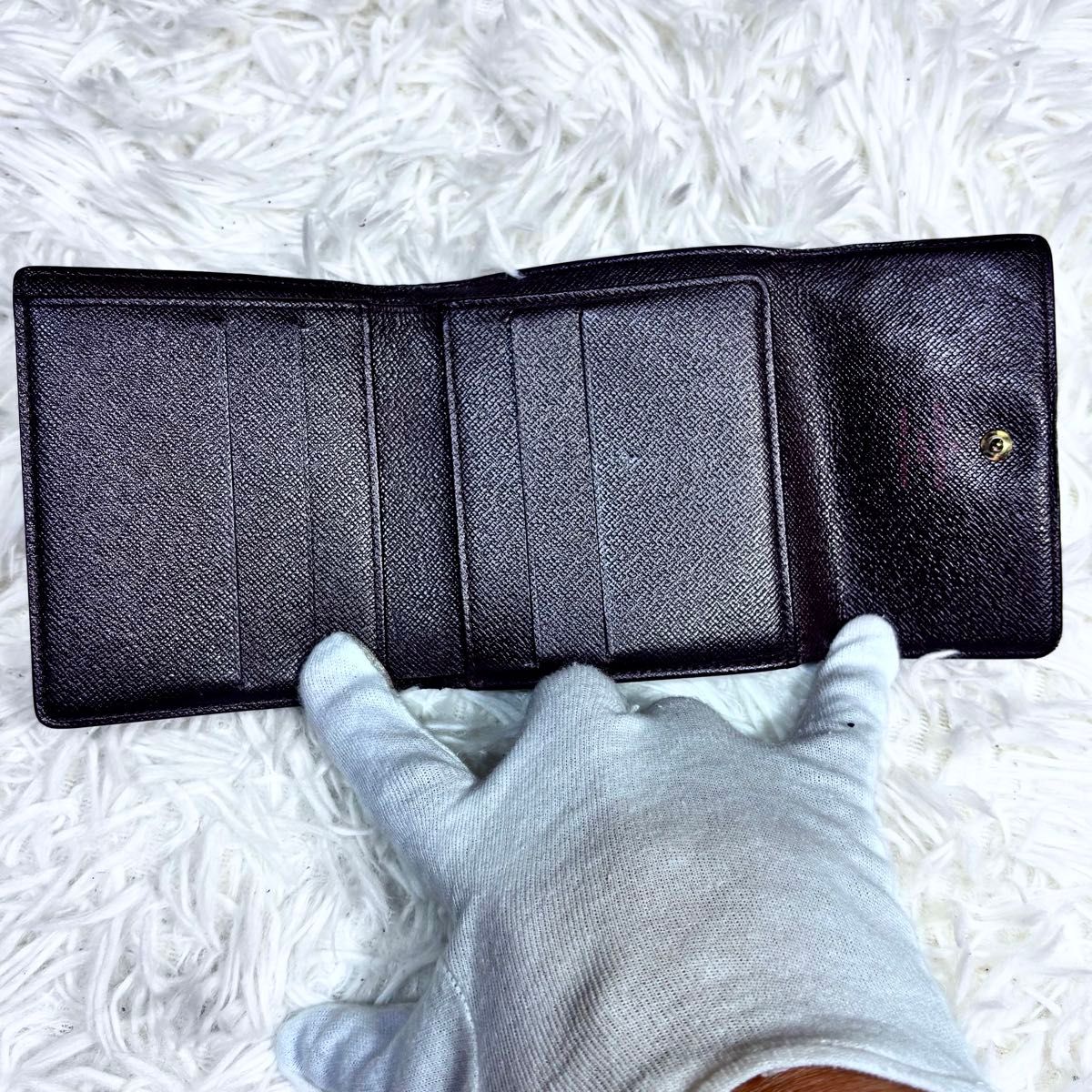 良品 LOUIS VUITTON ルイヴィトン ダミエ ポルトフォイユ 三 良品 LOUIS VUITTON ルイヴィトン ダミエ ポルトフォイユ 三