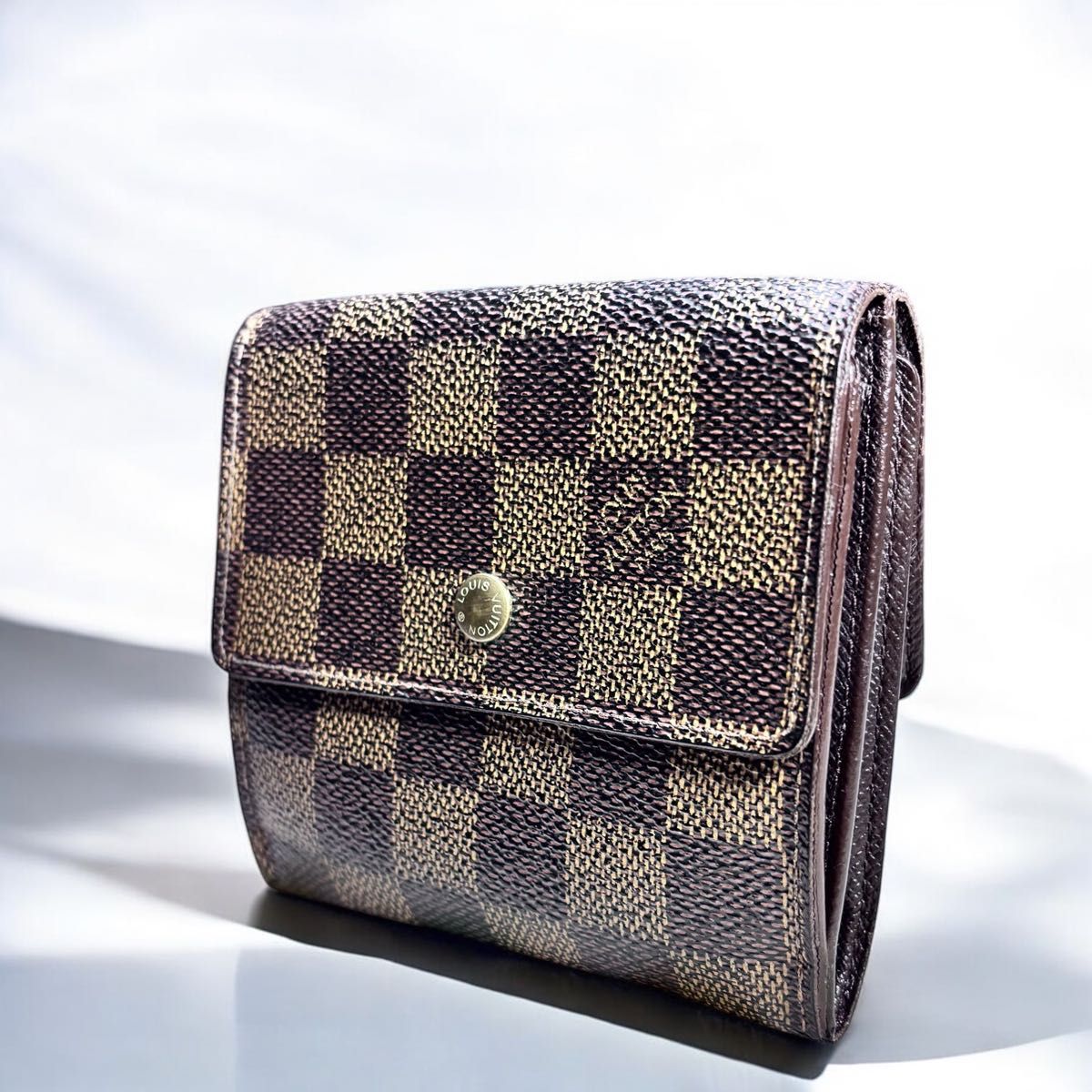 良品 LOUIS VUITTON ルイヴィトン ダミエ ポルトフォイユ 三 良品 LOUIS VUITTON ルイヴィトン ダミエ ポルトフォイユ 三