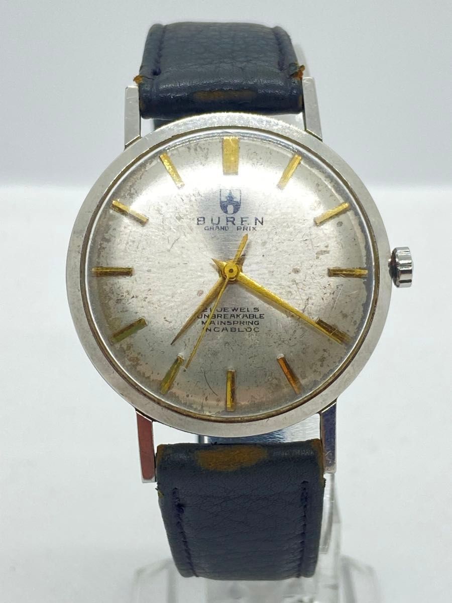 希少】ビューレン BUREN GRAND PRIX 自動巻き 腕時計 21JEWELS 希少】ビューレン BUREN GRAND PRIX 自動巻き 腕時計 21JEWELS