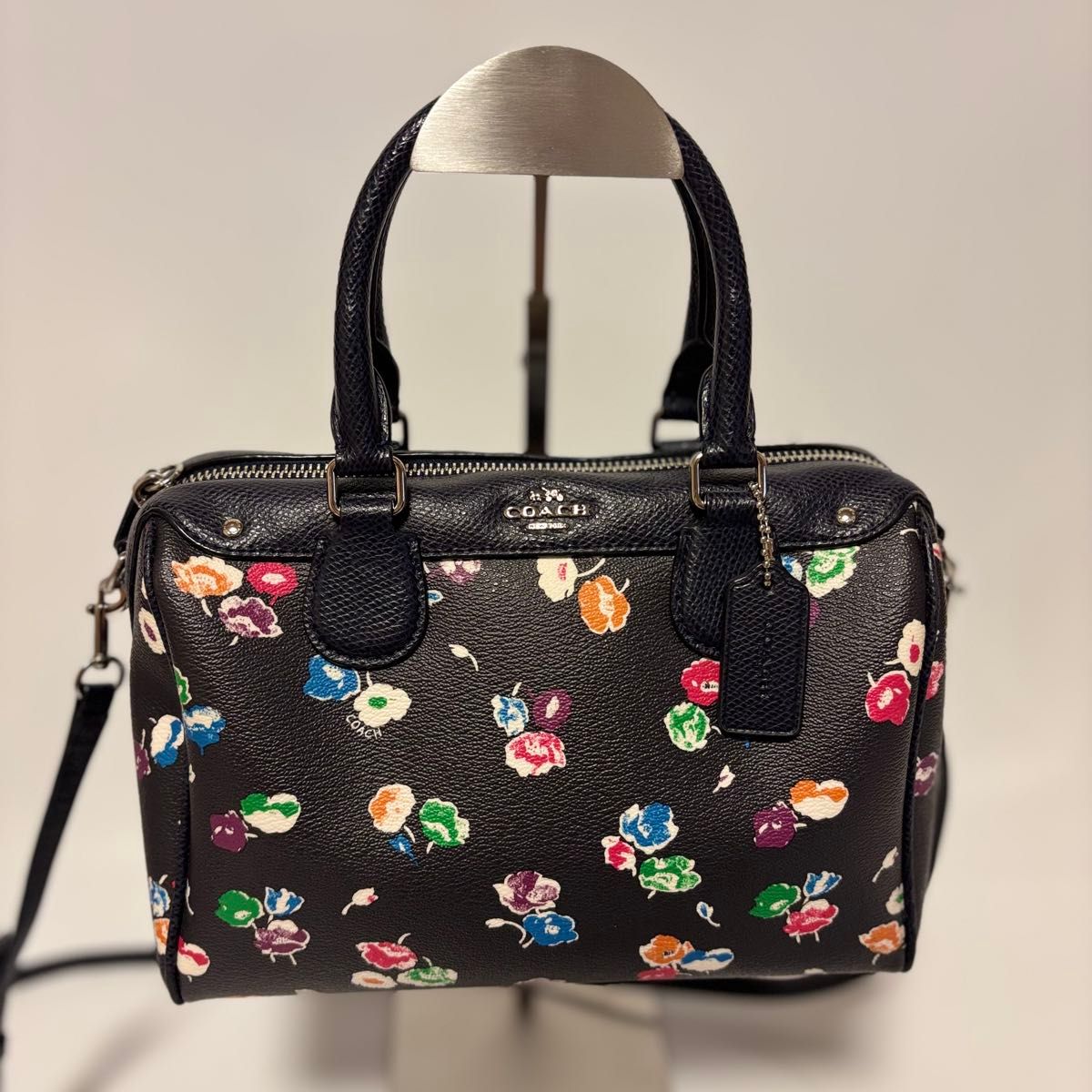 美品 COACH コーチ F37491 レザー 2WAY フラワー 花柄 ボストン 美品 COACH コーチ F37491 レザー 2WAY フラワー 花柄 ボストン