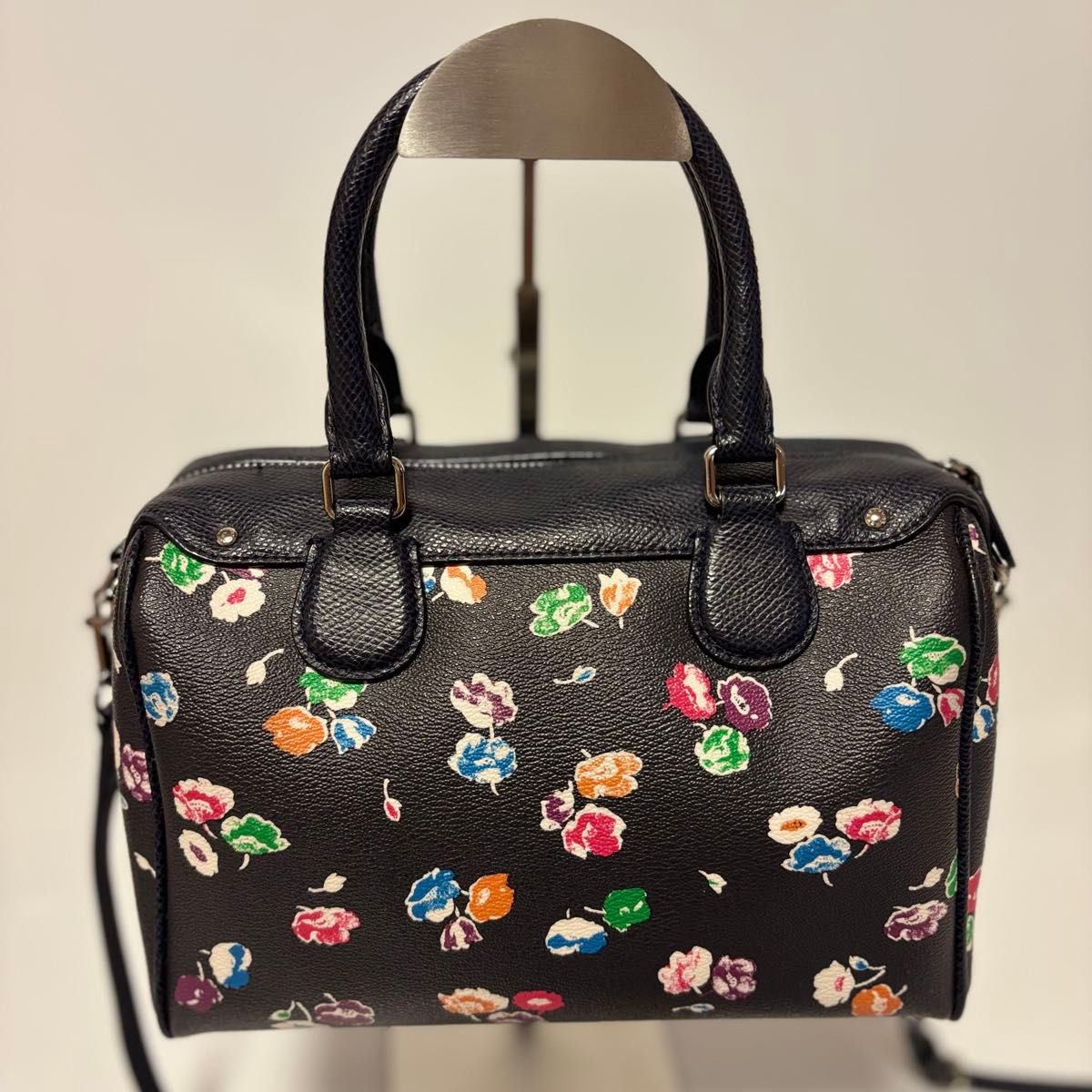 美品 COACH コーチ F37491 レザー 2WAY フラワー 花柄 ボストン 美品 COACH コーチ F37491 レザー 2WAY フラワー 花柄 ボストン