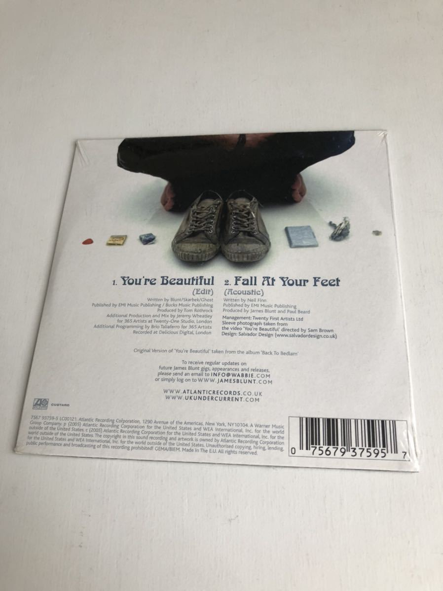 【新品】【非売品】James Blunt You’re Beautiful 2曲入り特製promo CD【送料スマートレター180円】激レア　希少　紙ジャケット_画像2