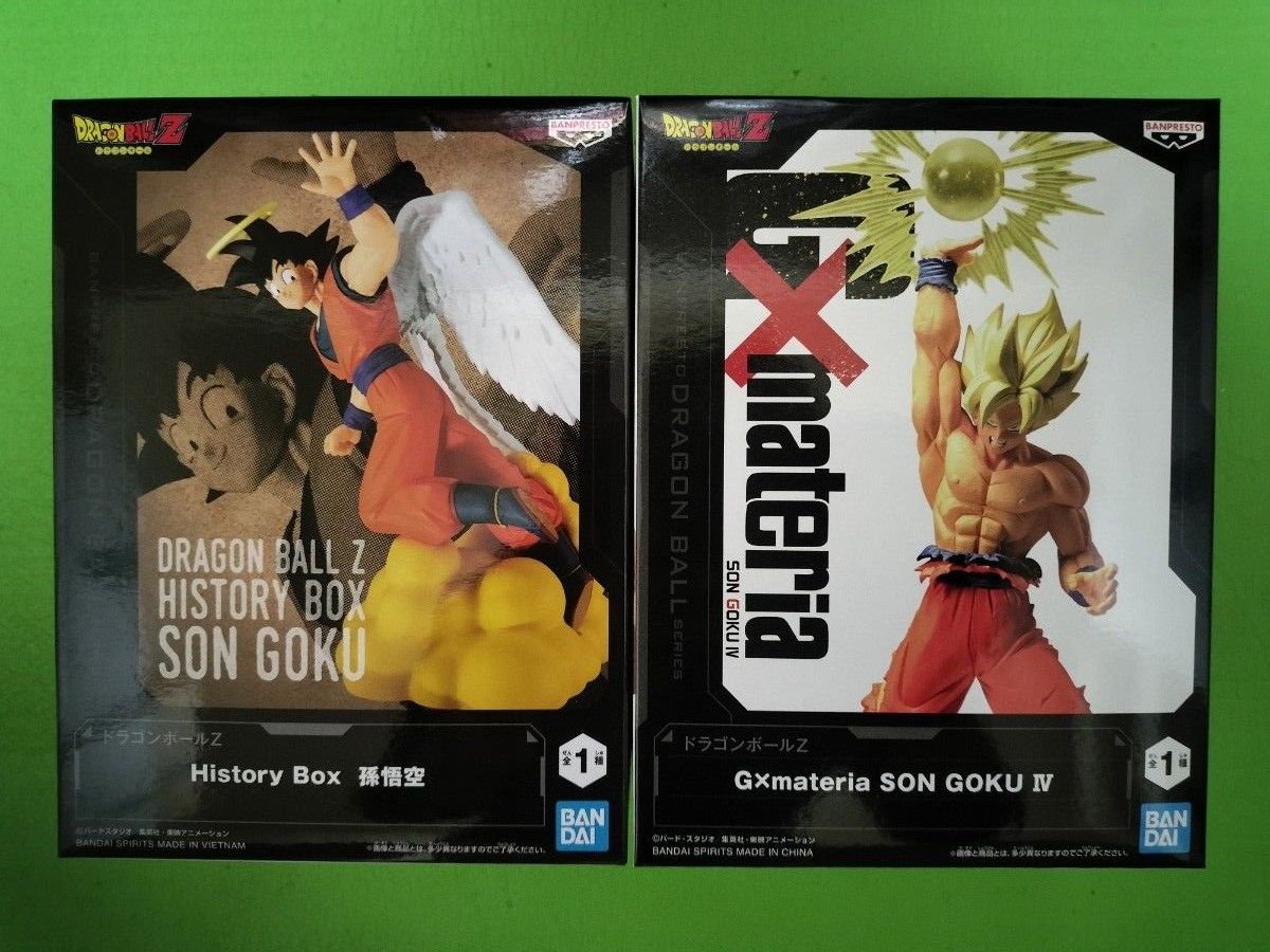 ドラゴンボールZ HISTORY BOX & Gxmateria 孫悟空フィギュア2体 ドラゴンボールZ HISTORY BOX & Gxmateria 孫悟空フィギュア2体