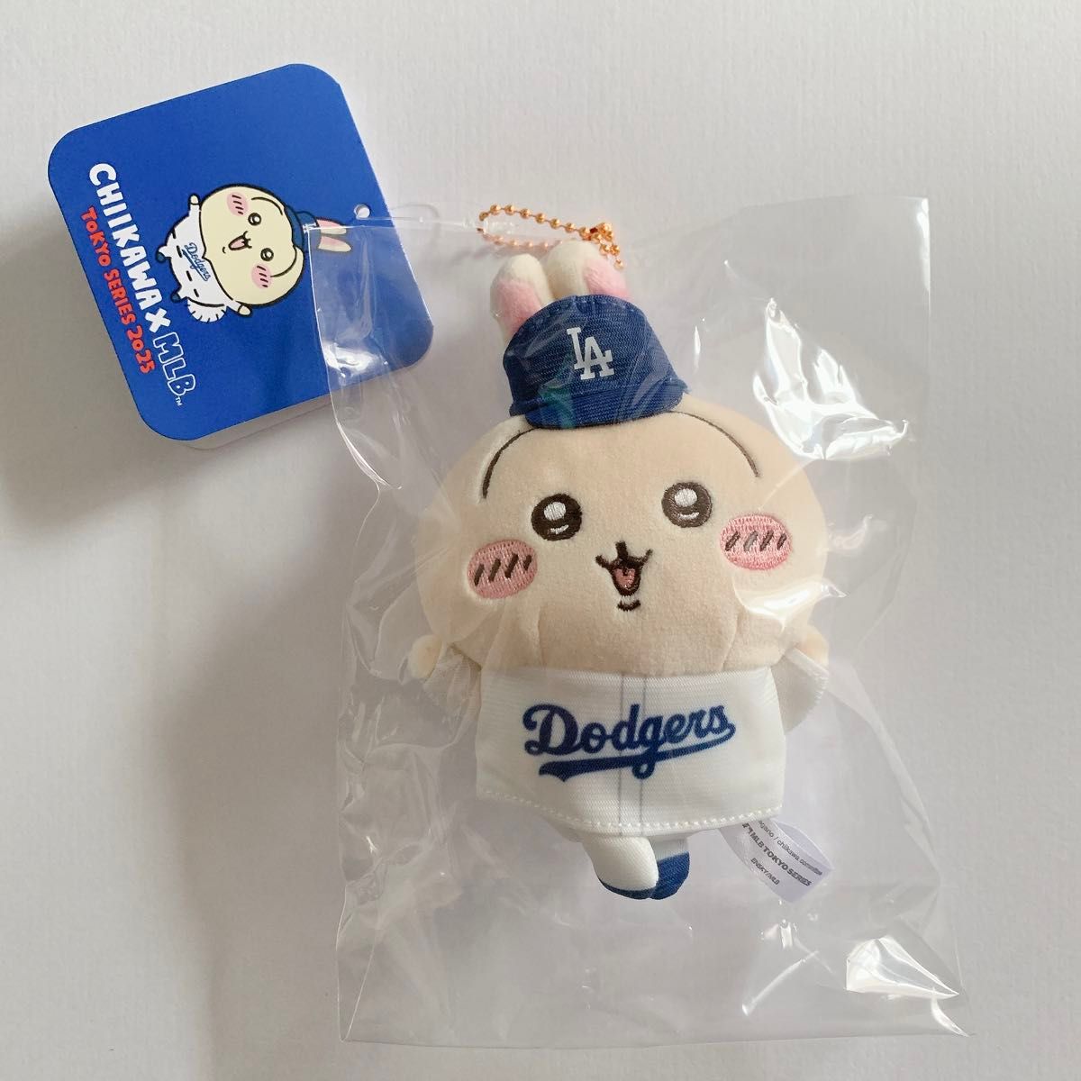 ちいかわ MLB TOKYO SERIES マスコット うさぎ ドジャース ちいかわ MLB TOKYO SERIES マスコット うさぎ ドジャース