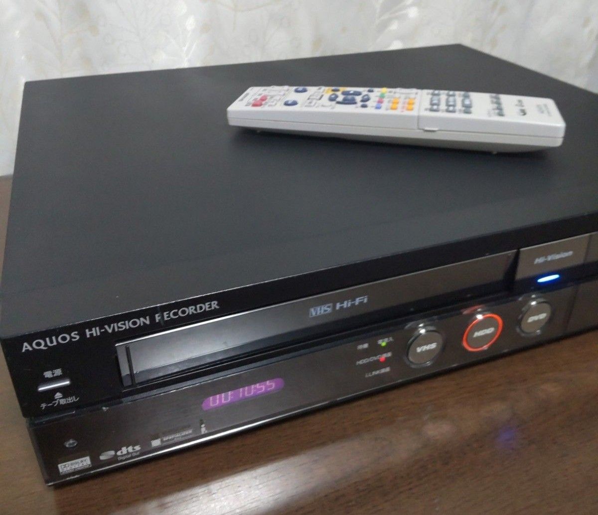 動作品シャープAQUOSビデオ一体型HDD/DVDレコーダー≪DV-ACV52 動作品シャープAQUOSビデオ一体型HDD/DVDレコーダー≪DV-ACV52