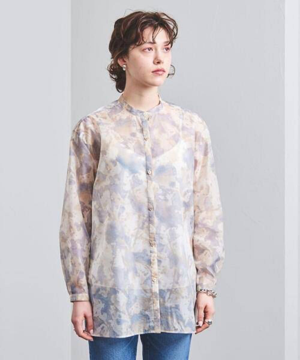 UNITED ARROWS 花柄長袖ブラウス - メルカリ