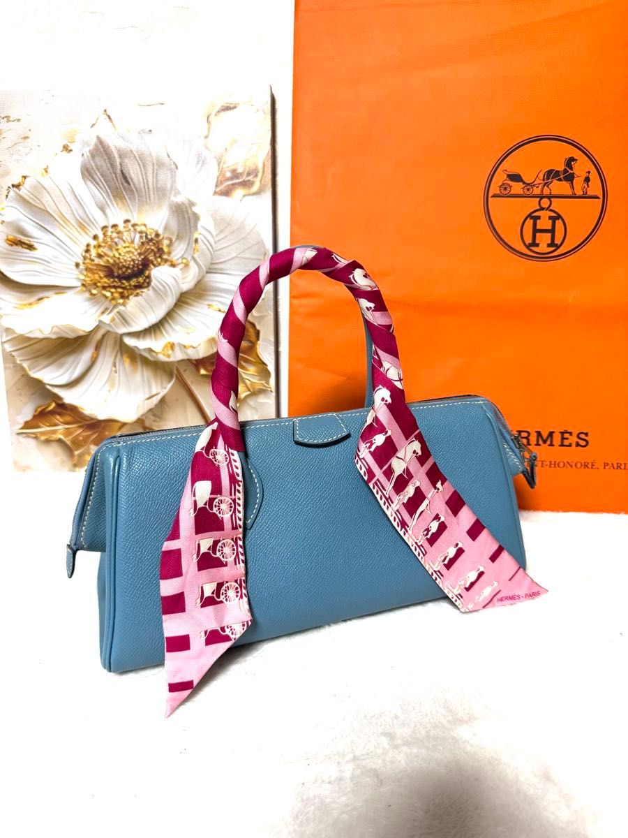 HERMES エルメス パリボンベイ27 四角J刻印 希少品 パリボンベイ HERMES エルメス パリボンベイ27 四角J刻印 希少品 パリボンベイ