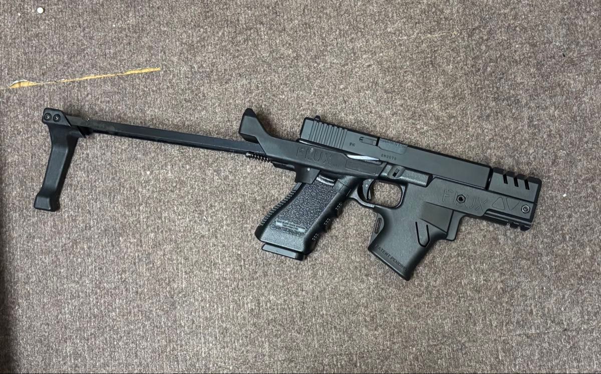 FLUX BRACE グロック ストック グリップ g17専用 エアガン 5件 FLUX BRACE グロック ストック グリップ g17専用 エアガン 5件