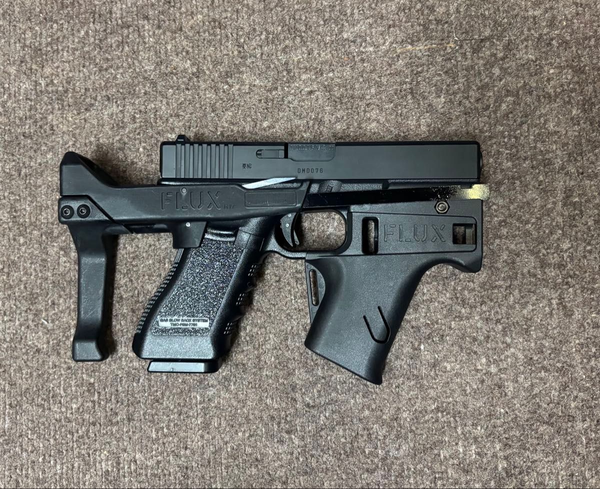 FLUX BRACE グロック ストック グリップ g17専用 エアガン 5件 FLUX BRACE グロック ストック グリップ g17専用 エアガン 5件