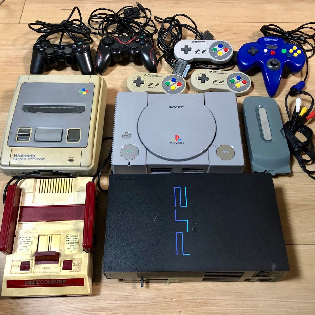 ファミコン スーパーファミコン PS PS2 本体 コントローラー ファミコン スーパーファミコン PS PS2 本体 コントローラー