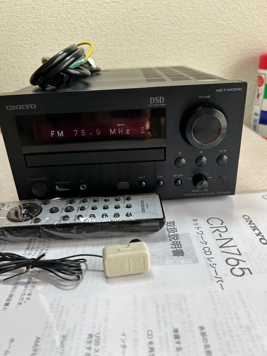 H12 整備美品 ONKYO オンキョー CR-N765 (B) ハイレゾ対応 H12 整備美品 ONKYO オンキョー CR-N765 (B) ハイレゾ対応