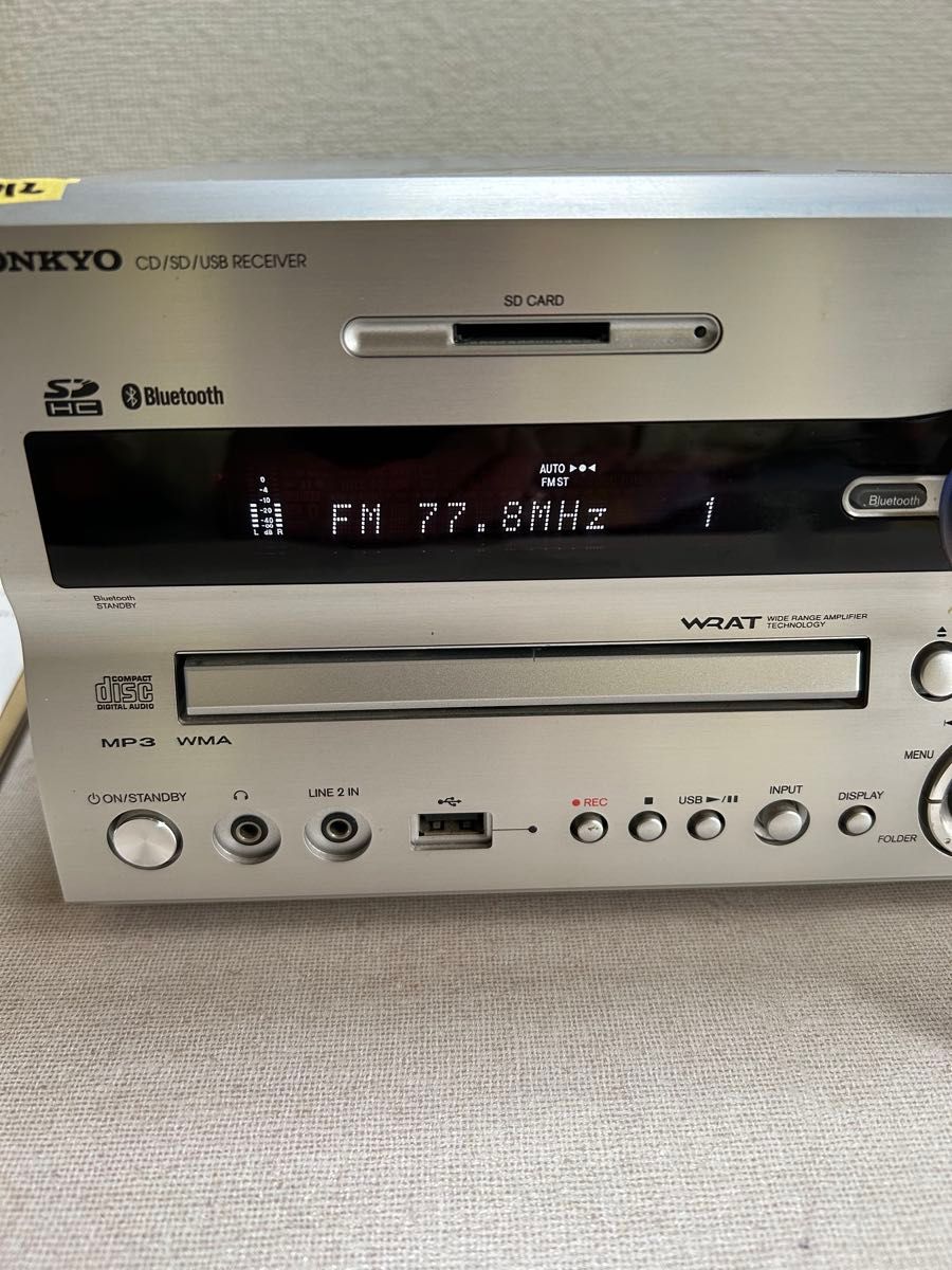 O12 整備極美品 ONKYO NFR-7 CD/SD/USB/Bluetoothレシーバー O12 整備極美品 ONKYO NFR-7 CD/SD/USB/Bluetoothレシーバー