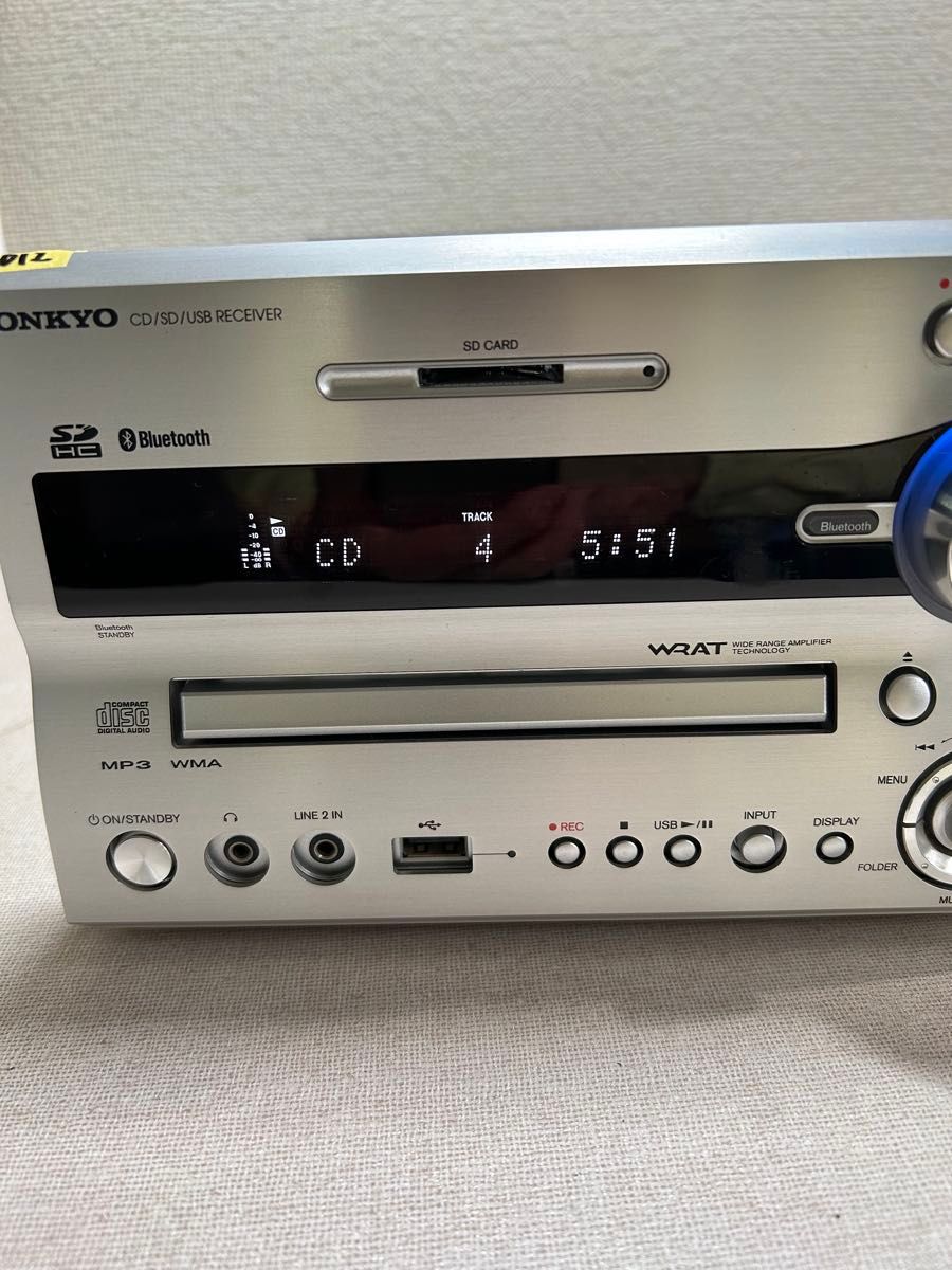O12 整備極美品 ONKYO NFR-7 CD/SD/USB/Bluetoothレシーバー O12 整備極美品 ONKYO NFR-7 CD/SD/USB/Bluetoothレシーバー