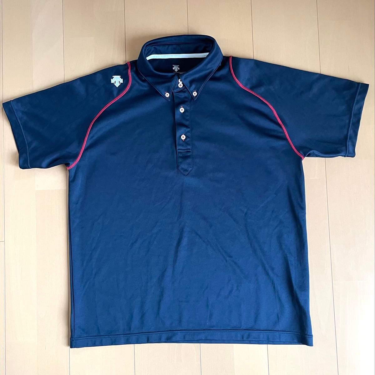デサント DESCENTE ポロシャツ 半袖 ボタンダウン XOサイズ デサント DESCENTE ポロシャツ 半袖 ボタンダウン XOサイズ