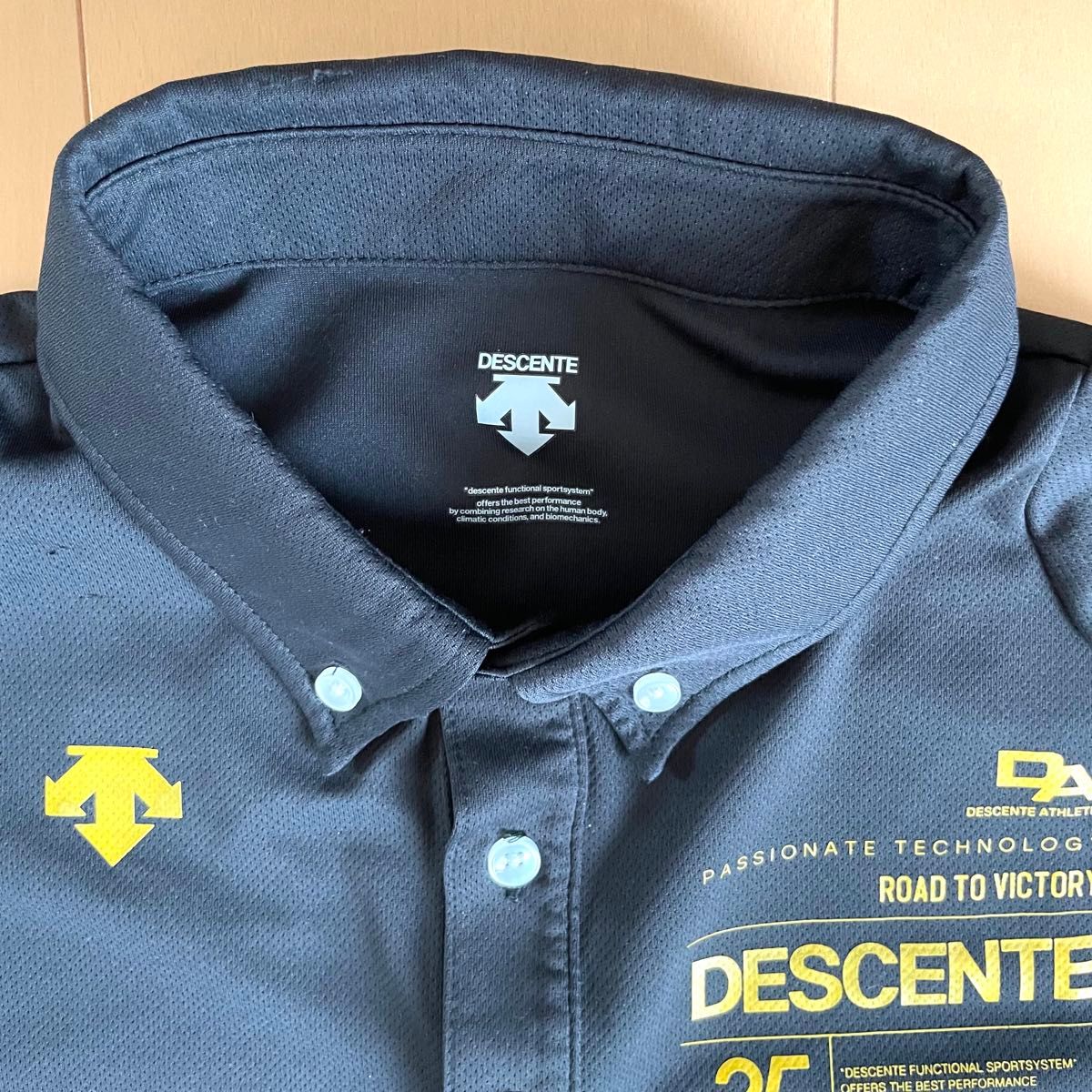 デサント DESCENTE ポロシャツ 半袖 ボタンダウン XOサイズ デサント DESCENTE ポロシャツ 半袖 ボタンダウン XOサイズ