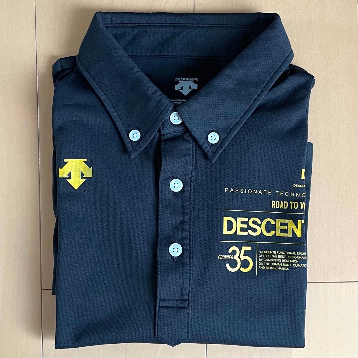 デサント DESCENTE ポロシャツ 半袖 ボタンダウン XOサイズ デサント DESCENTE ポロシャツ 半袖 ボタンダウン XOサイズ
