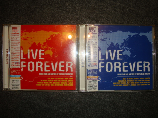 Live Forever 赤 青 Cd2枚 難あり Brit Pop オアシス ブラー レディオヘッド ストーンローゼズ プライマル スクリーム アッシュ オムニバス 売買されたオークション情報 Yahooの商品情報をアーカイブ公開 オークファン Aucfan Com