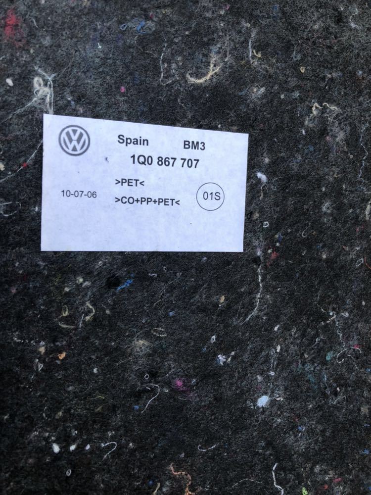 VW 1FBWA イオス トランク ルーム 内張り トリム 内装 5点セット S_画像10