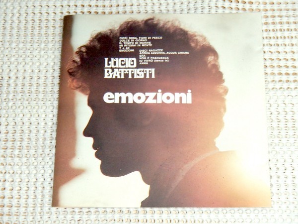 伊初出 廃盤 Lucio Battisti ルチオ バティスティ Emozioni / I Campioni の活動でも知られる イタリア ロック 先駆者的 SSW / ルーチョ