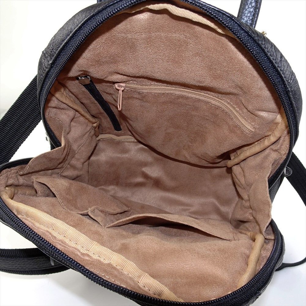 美品 オーストリッチレザー ミニリュック ブラック 黒 バッグ 美品 オーストリッチレザー ミニリュック ブラック 黒 バッグ