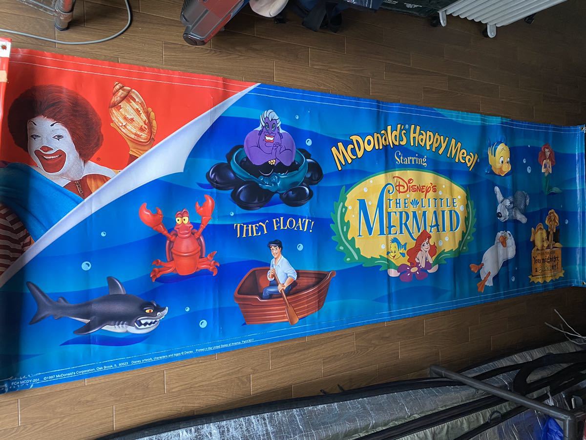  McDonald's happy set Disney Little Mermaid Peter Pan 