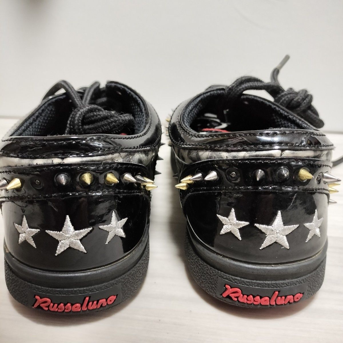 ラッセルノ ゴルフシューズ スタッズ トゲ Russeluno パンク系 ラッセルノ ゴルフシューズ スタッズ トゲ Russeluno パンク系