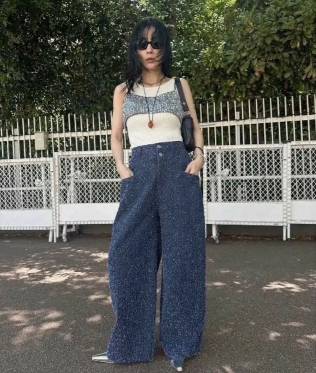 Ameri MEDI SCRATCH OVAL WIDE DENIM|Yahoo!フリマ(旧PayPay Ameri MEDI SCRATCH OVAL WIDE DENIM|Yahoo!フリマ(旧PayPay