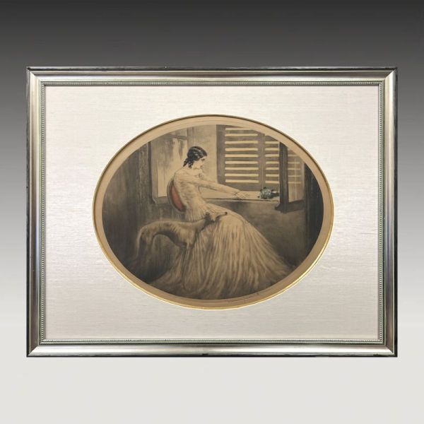 FCP】 真作保証 ルイ・イカール(Louis Icart) 銅版画44.7x55 FCP】 真作保証 ルイ・イカール(Louis Icart) 銅版画44.7x55