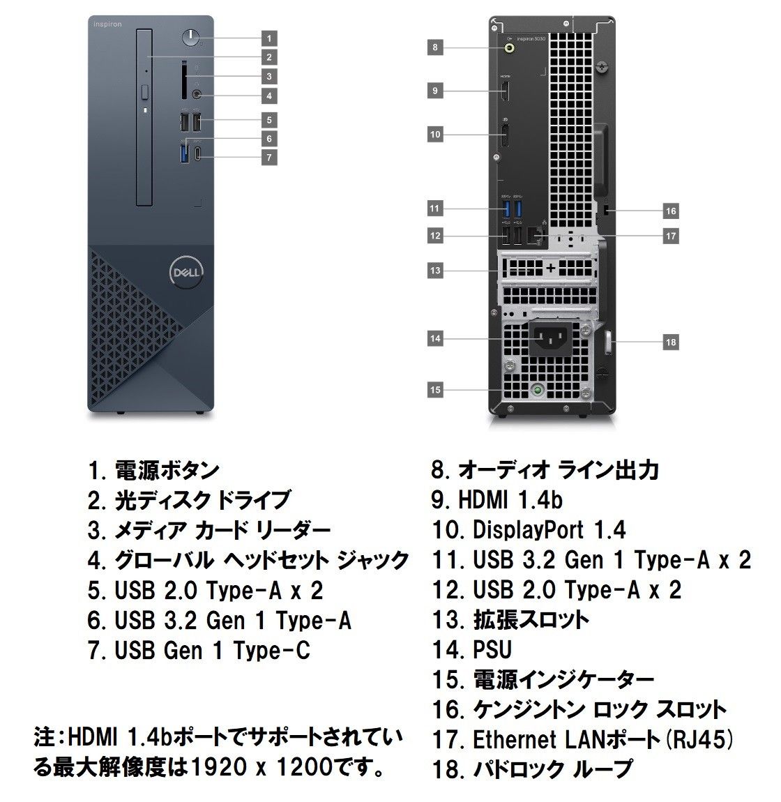 新品 DELL Inspiron 3030 small Core i5-14400/16G/512G/DVD±RW 新品 DELL Inspiron 3030 small Core i5-14400/16G/512G/DVD±RW