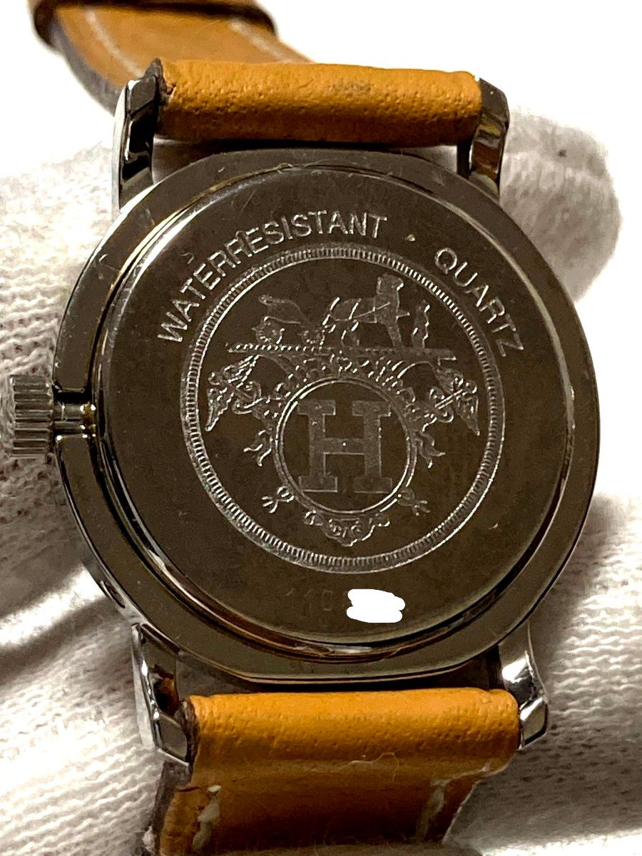 極美品 HERMES エルメスクリッパー 純正ベルト レディース腕時計 極美品 HERMES エルメスクリッパー 純正ベルト レディース腕時計
