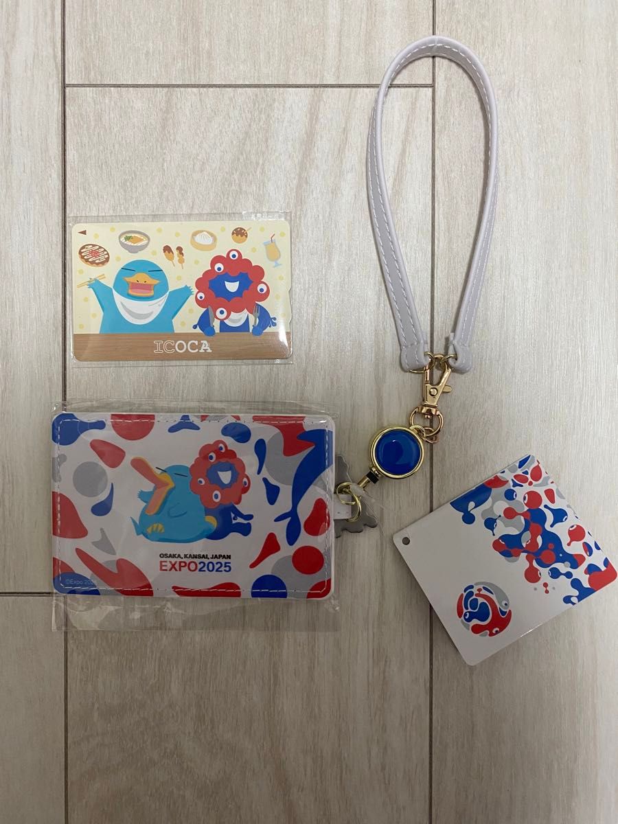 万博限定 ICOCA +合皮パスケース ミャクミャク 新品未開封 万博限定 ICOCA +合皮パスケース ミャクミャク 新品未開封