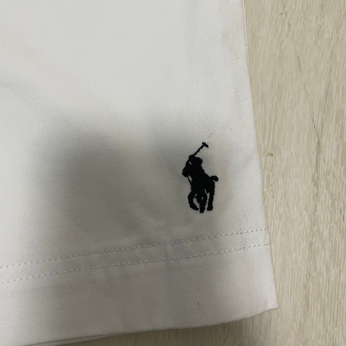 Polo Ralph Lauren ホワイトショートパンツ サイズ32 白 ハーフ Polo Ralph Lauren ホワイトショートパンツ サイズ32 白 ハーフ