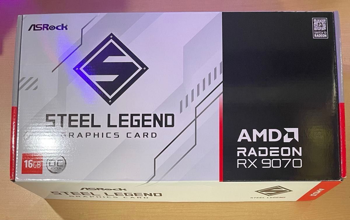 新品】ASRock Steel legend RX 9070 16GO AMD Radeon RX9070 新品】ASRock Steel legend RX 9070 16GO AMD Radeon RX9070