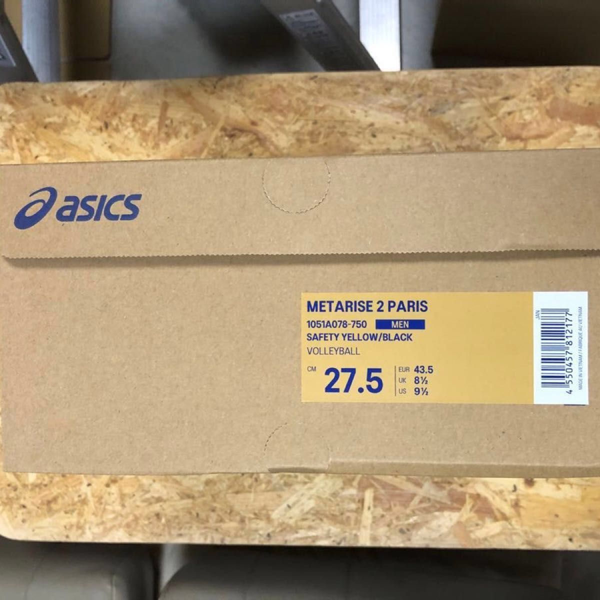 アシックス バレーボールシューズ メタライズ2 27 5cm 新品未 アシックス バレーボールシューズ メタライズ2 27 5cm 新品未