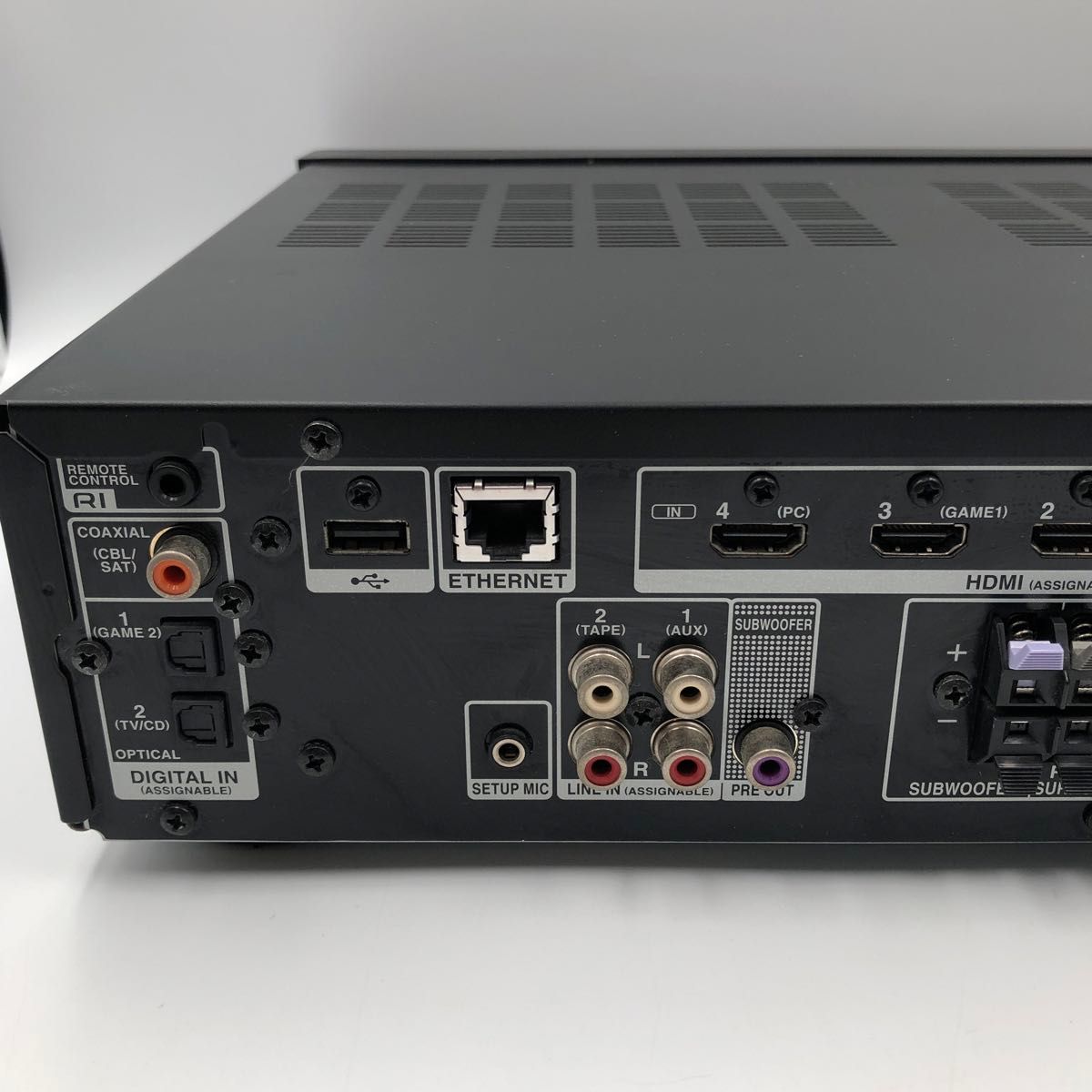 ONKYO ネットワークAVレシーバー NR-365(B) 動作品 オーディオ ONKYO ネットワークAVレシーバー NR-365(B) 動作品 オーディオ