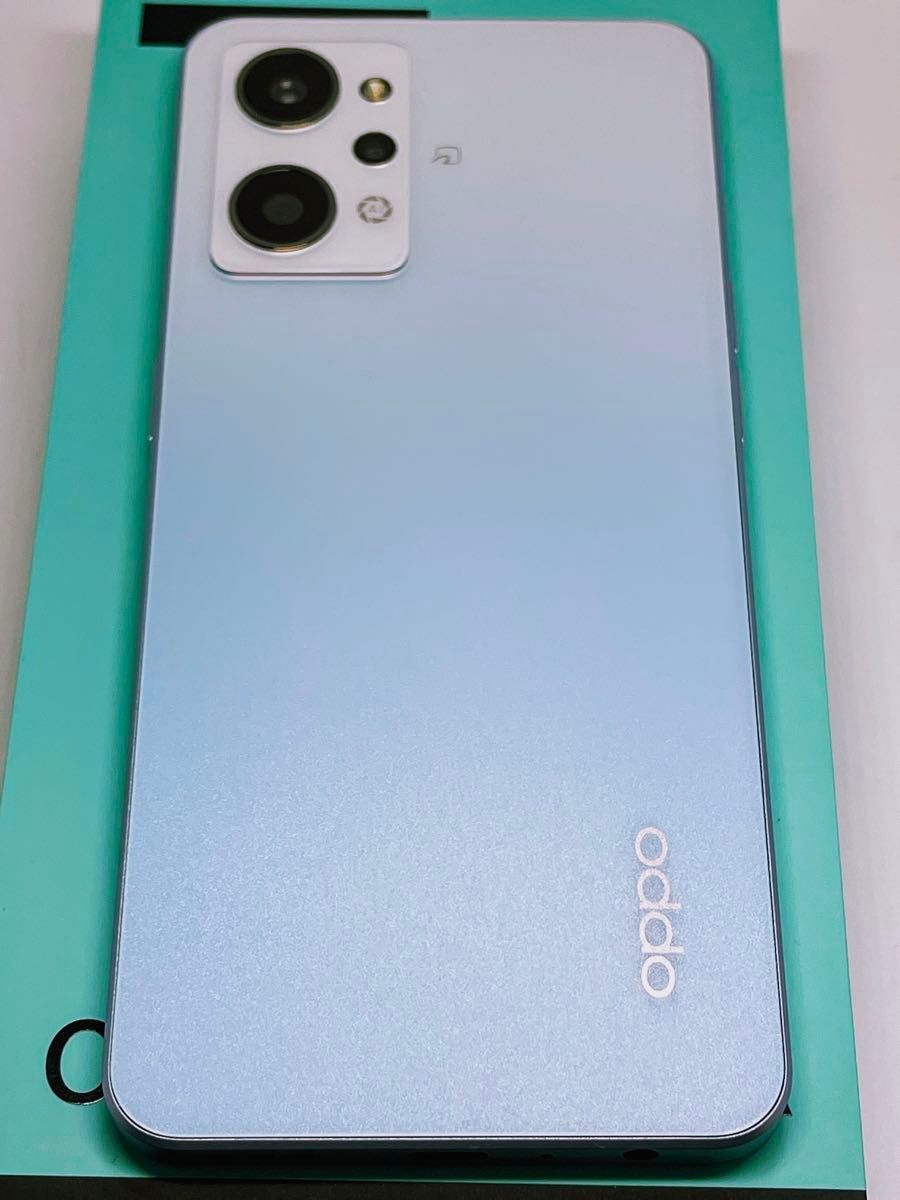 美品】OPPO Reno7 A ドリームブルー ケース・フィルム付き 美品】OPPO Reno7 A ドリームブルー ケース・フィルム付き