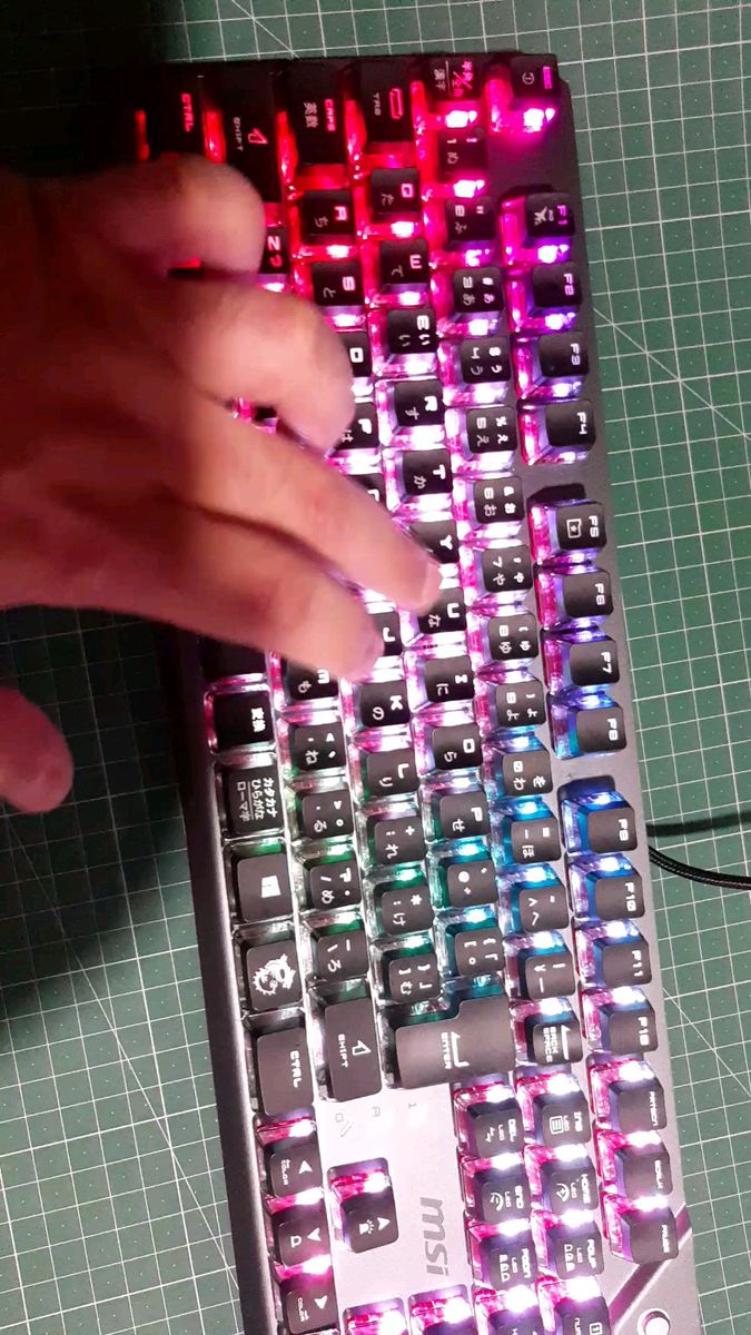 MSI VIGOR GK71 SONIC ゲーミングキーボード赤軸 VIGOR GK71 SONIC JP KB596