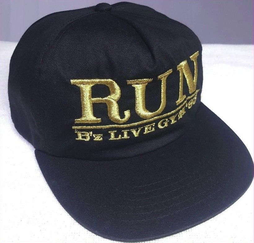 希少 B'z キャップ RUN LIVE - GYM 93 黒 ブラック ビーズ 稲葉 希少 B'z キャップ RUN LIVE - GYM 93 黒 ブラック ビーズ 稲葉