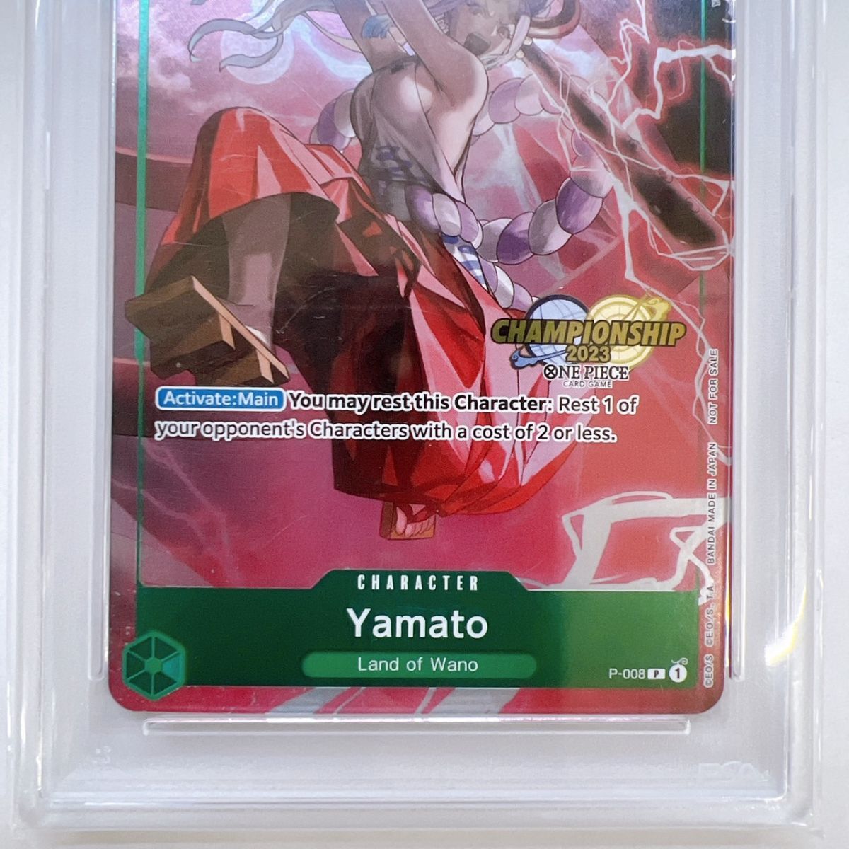 80/YR590♪ワンピースカード PSA10 P-008 ヤマト チャンピオン 80/YR590♪ワンピースカード PSA10 P-008 ヤマト チャンピオン