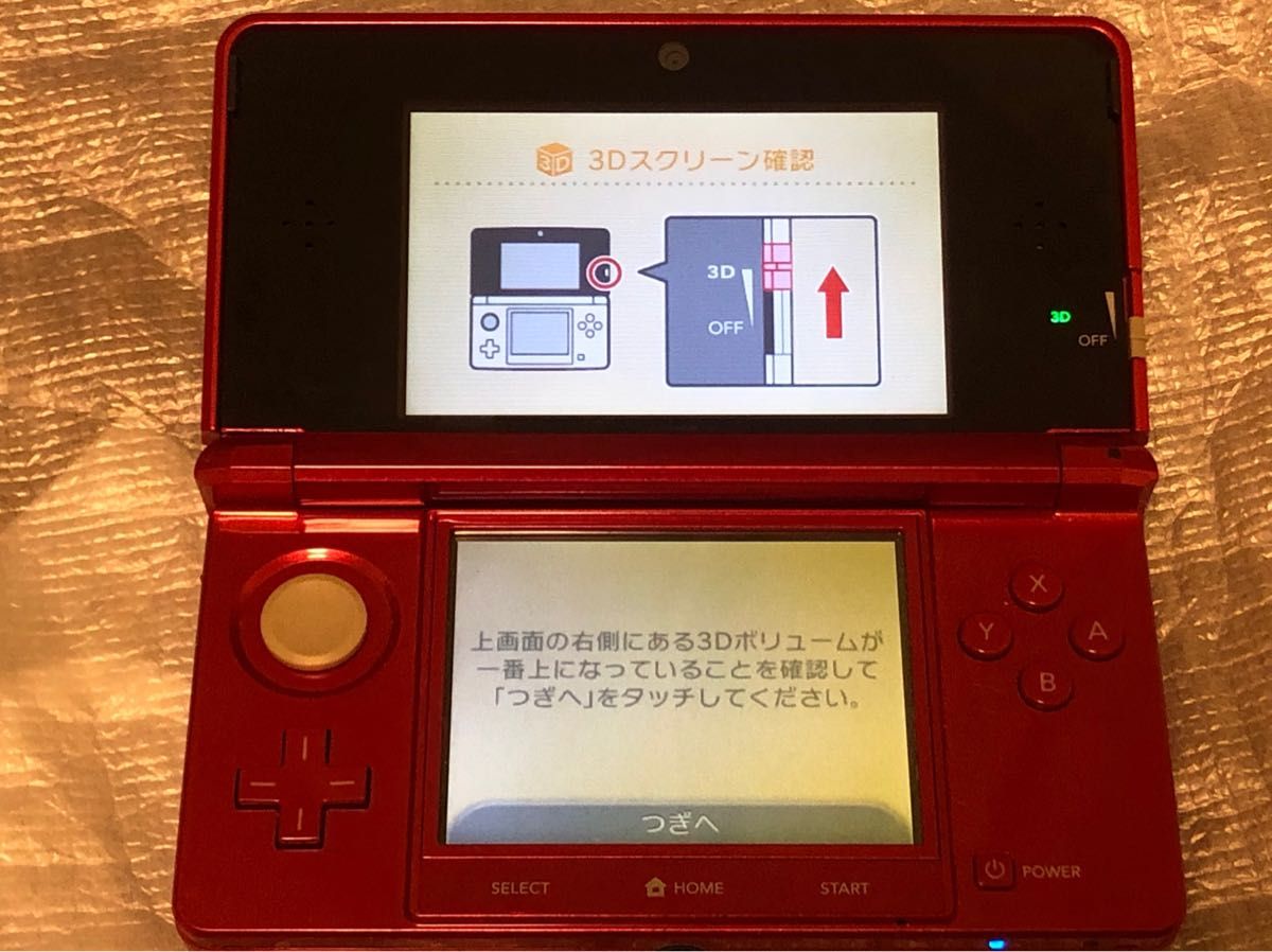 動作良好 ニンテンドー3DS CTR-001 フレアレッド 任天堂 初期化 動作良好 ニンテンドー3DS CTR-001 フレアレッド 任天堂 初期化