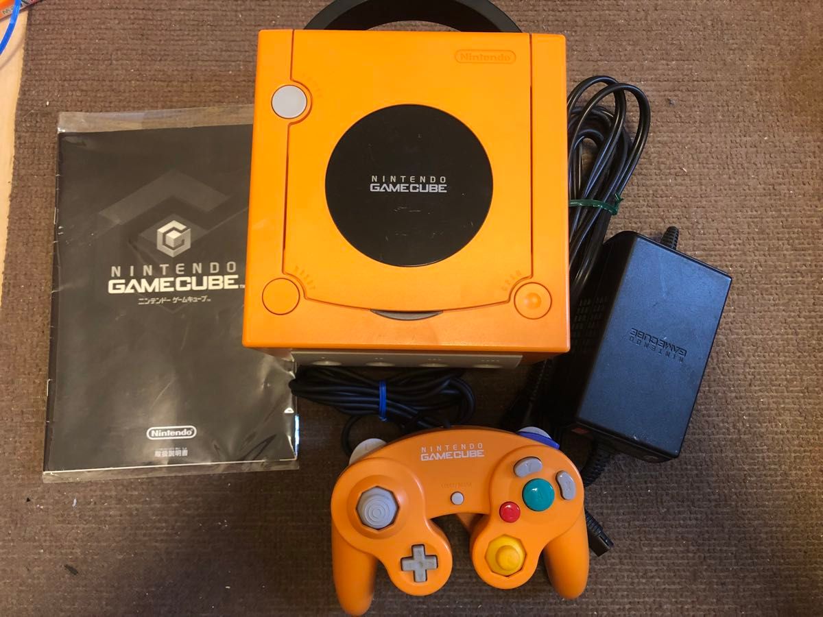 美品 動作良好 Nintendo ゲームキューブ オレンジ 美品 動作良好 Nintendo ゲームキューブ オレンジ