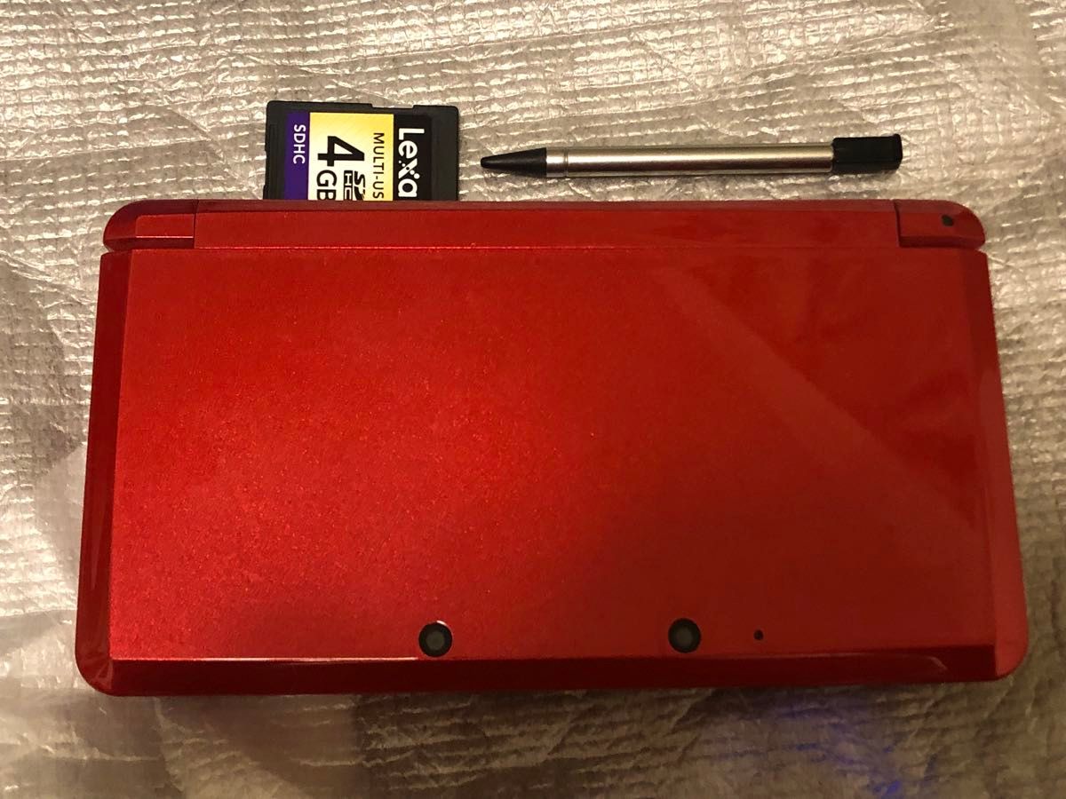 動作良好 ニンテンドー3DS CTR-001 フレアレッド 任天堂 初期化 動作良好 ニンテンドー3DS CTR-001 フレアレッド 任天堂 初期化