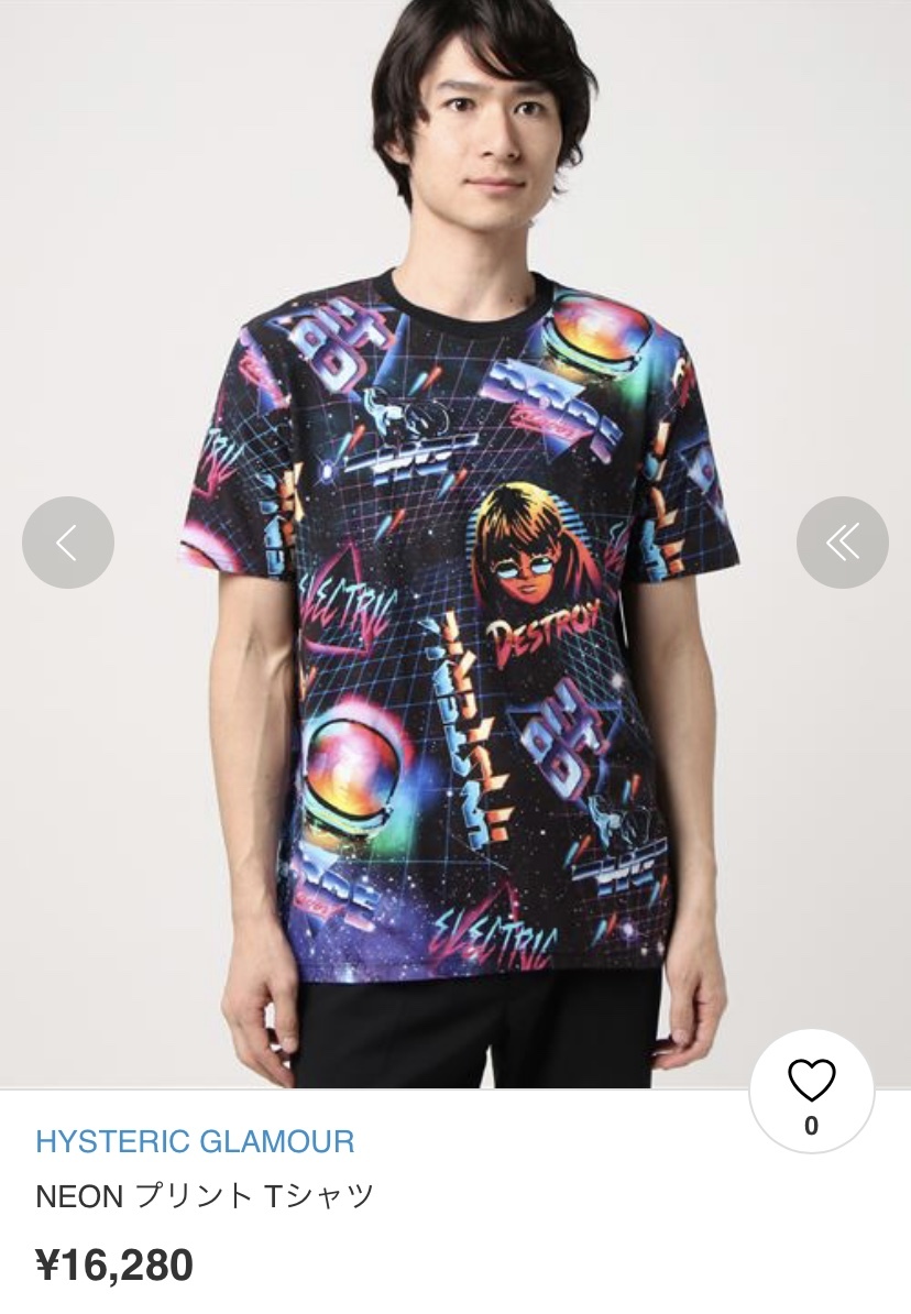 HYSTERIC GLAMOUR 新品タグ付きガールプリントポロシャツ www.pa